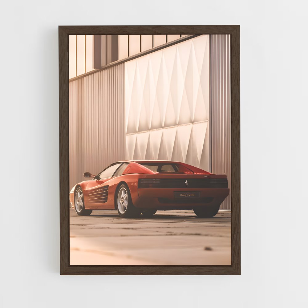 Poster Vitesse élégance épurées – affiche Ferrari (vue 5)